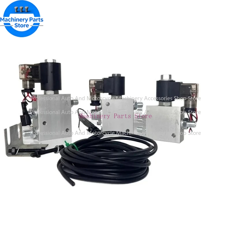 Excavator Quick Change Connector Hydraulic Solenoid Valve 12V and 24V Quick Connector Cylinder One-way Valve Accessories