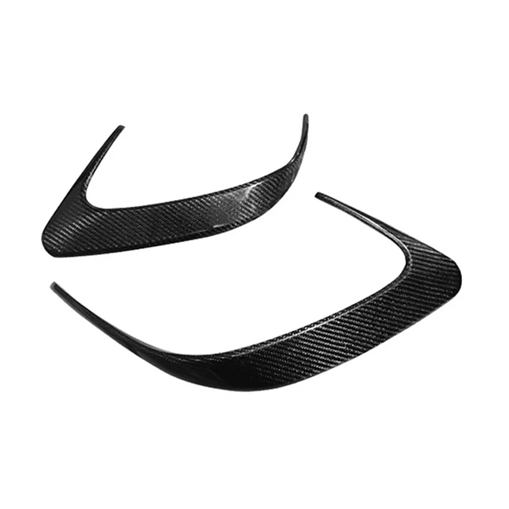 For Mercedes Benz GLE Class W167 2020 21 22 23 AMG Real Carbon Fiber Rear Bumper Wind knife Side Splitter Frame Trim Accessories - Image 5