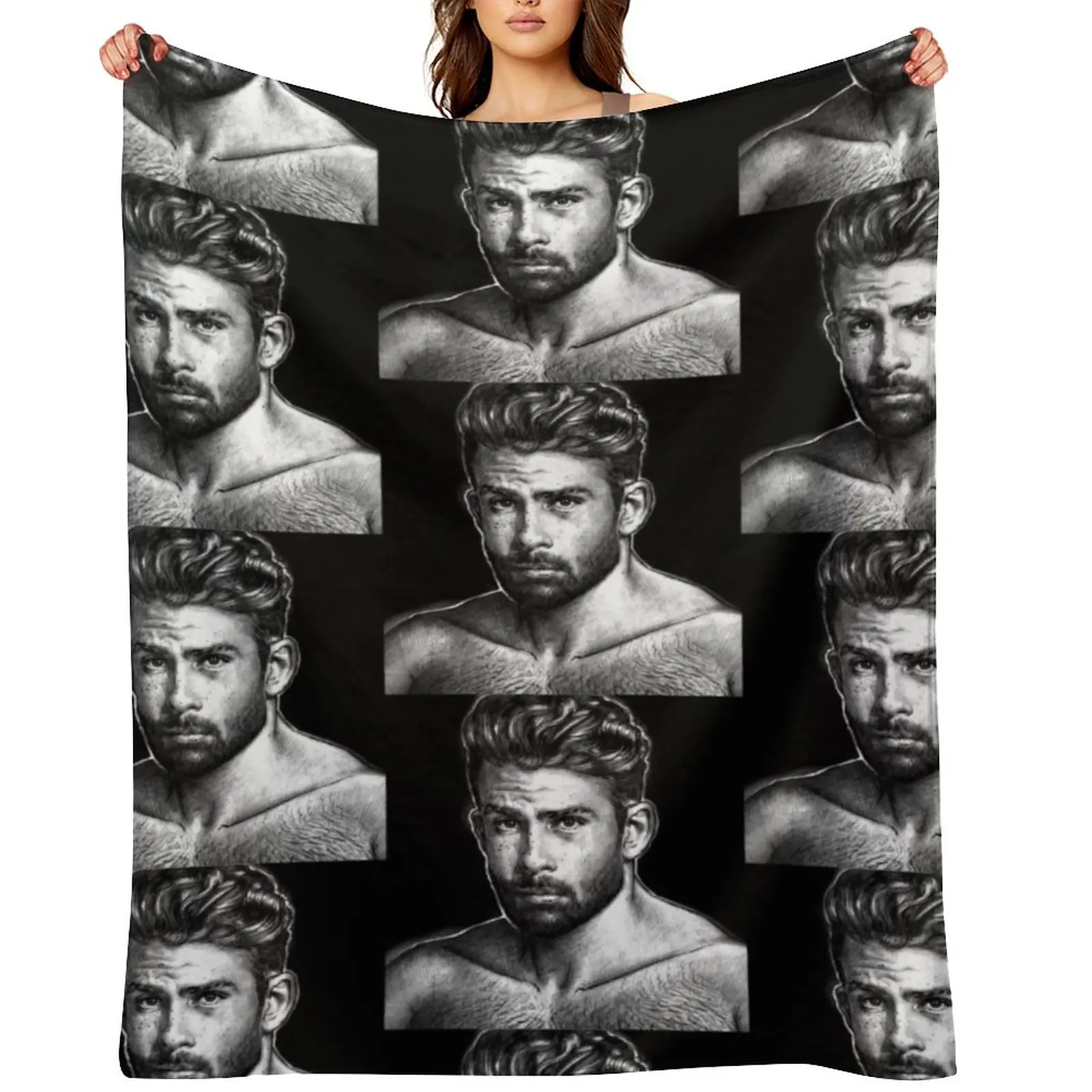 

HASAN PIKER Throw Blanket Polar Flannel Fabric Sofa Kid'S Blankets