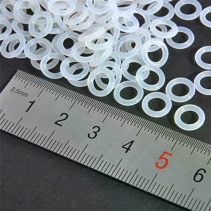 120Pcs Silicone Rubber O-Ring Switch Dampeners White For Cherry MX Keyboard Damper