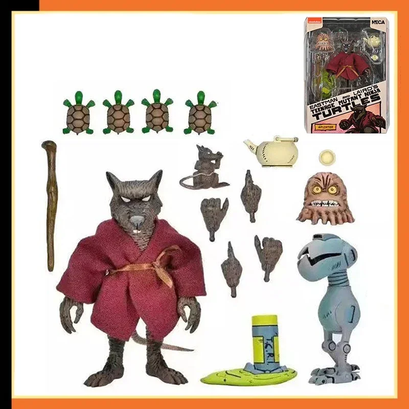 

6 дюймов Neca Splinter аниме экшн-фигурки Neca Mouse Фигурки Коллекция орнамент модели куклы игрушки для детей праздничные подарки