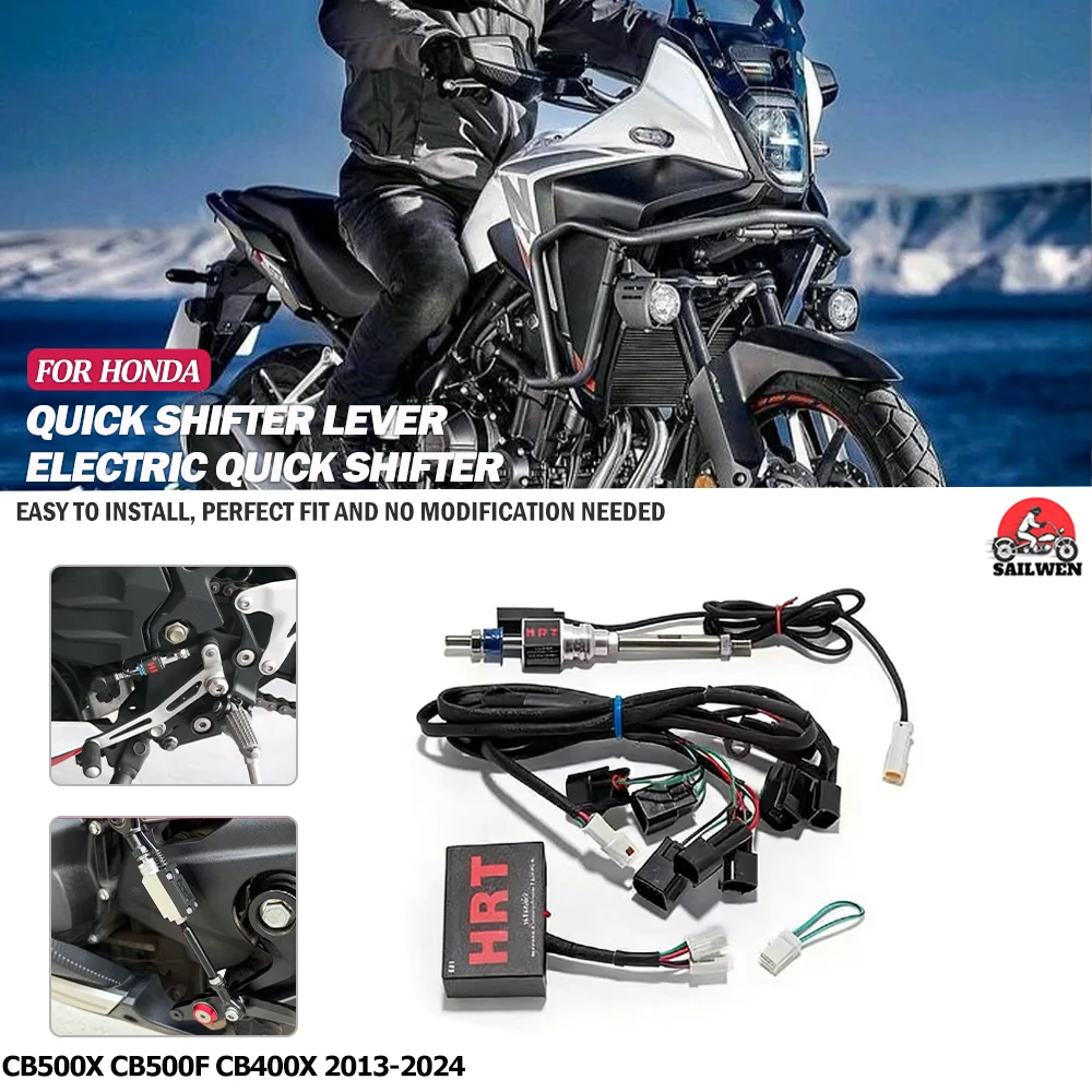 

For Honda CB500X CB500F CB400X 2013-2024 one-way/two-way quick shift lever gear shifter quick transmission