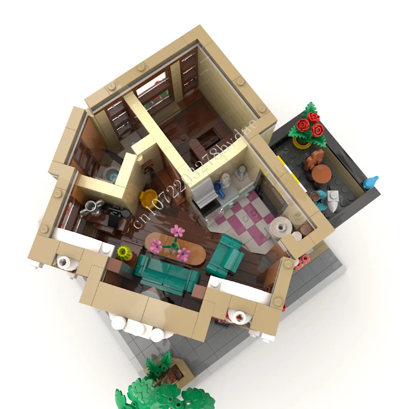 3814PCS 모듈형 하드웨어 스토어 MOC 창의적인 거리 풍경 모델 블록 건축 DIY 교육 조립 모델 장난감