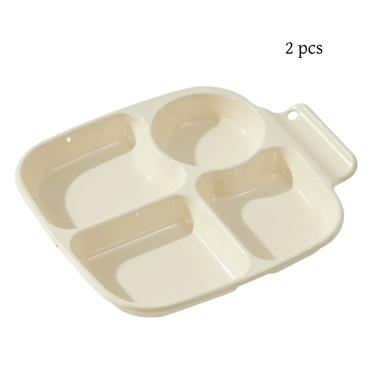 Portiebesturingsbord, verdeelde saladeborden voor volwassenen, herbruikbaar plastic voedselbord, schattig bord voor kinderen, keukenservies.