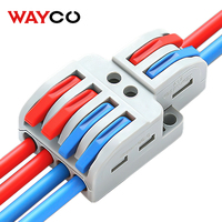 5PCS Lever Terminal Block Electrical Wire Connector Splitter for Quick Connection and Splice of Home LED Light Conductor Cable