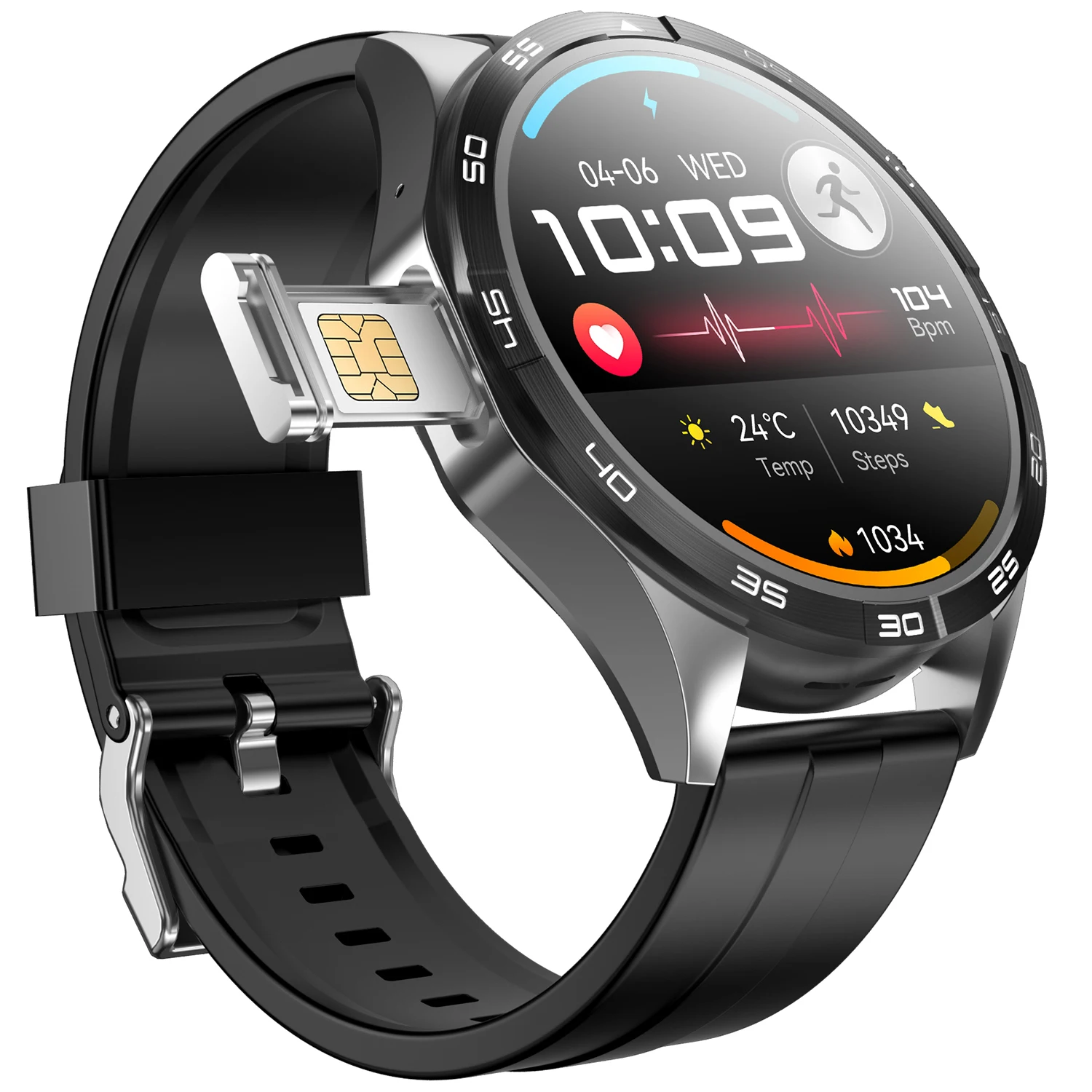 VG52 PRO 4G Android Smart Watch  GPS reloj Waterpoof new Bluetooth Smart Call WiFi card AMOLED montre intelligente