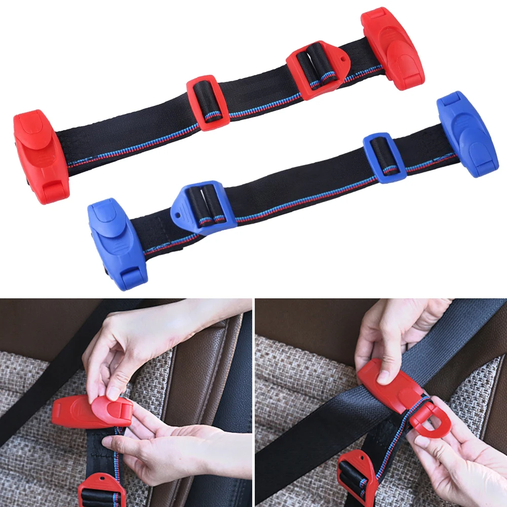 

Car Seat Safety Belt Clip Buckle Child Seatbelt Comfort Shoulder Neck Strap Adjuster Baby Kids Fixing Device Protection