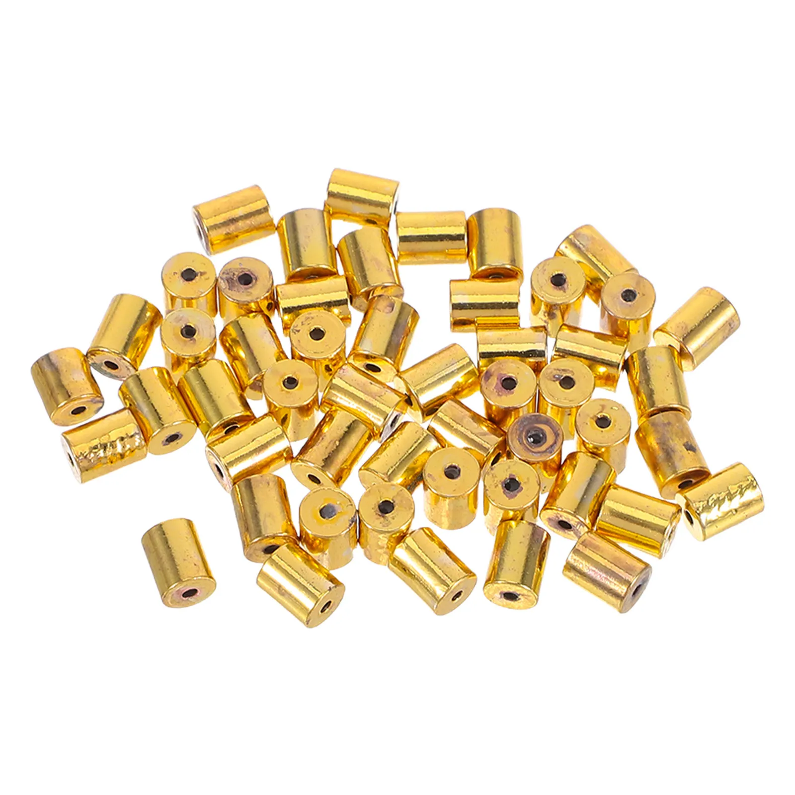 

50Pcs Cylinder Copper Earring Backs Small Anti-Drop Locking Studs Earring Hardware Jewelry Making Supplies Piercing Ear Back