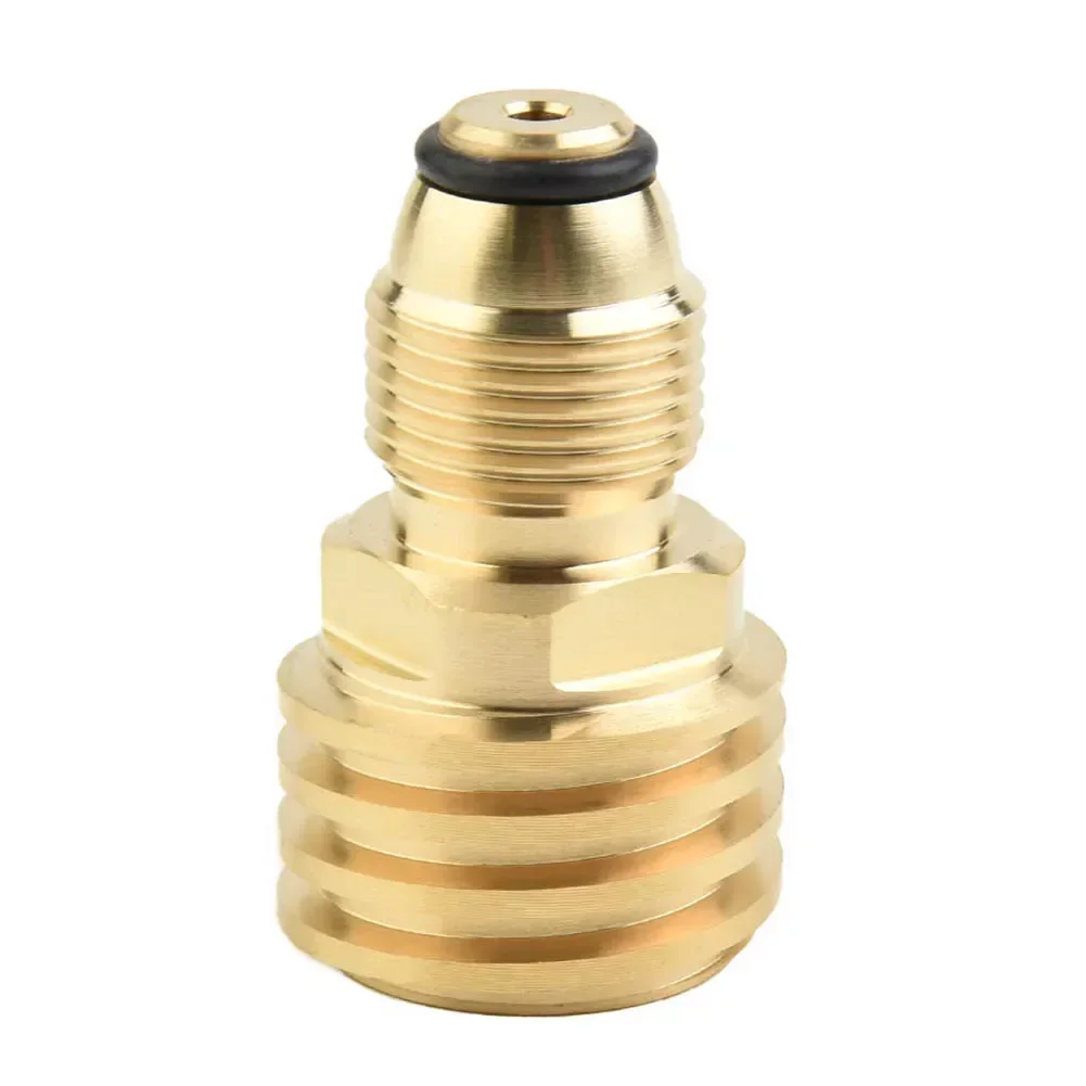 Converts Propane Tank POL LP Tank Valve To QCC1/Type1 Outlet Brass Adapter Parts For Indoor Outdoor Barbecue BBQ Accessorie