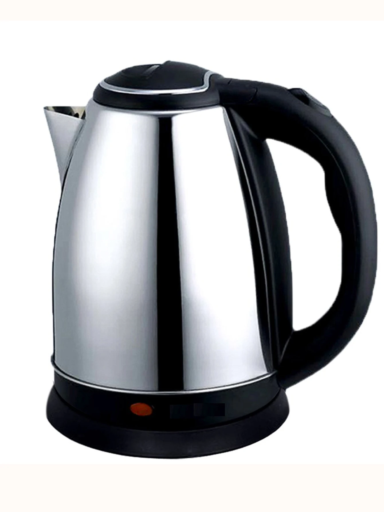 Stainless steel electric kettle.Mesh water outlet design, 360-degree rotating base, 2L to meet the needs of a family