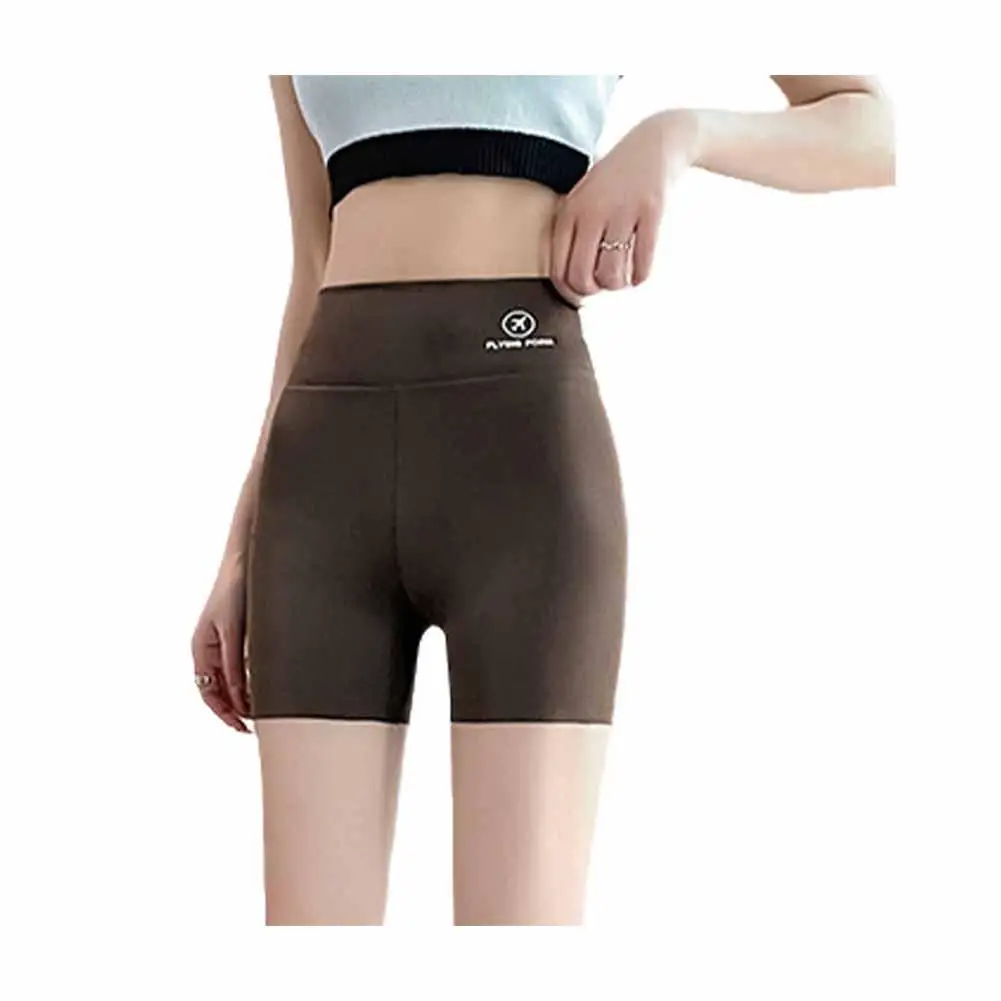 Pantaloncini da Yoga pantaloncini attillati senza cuciture pantaloncini da palestra vita da donna per il tempo libero allenamento traspirante pantaloncini alti morbidi Yoga sollevamento dell'anca Elas K8P5