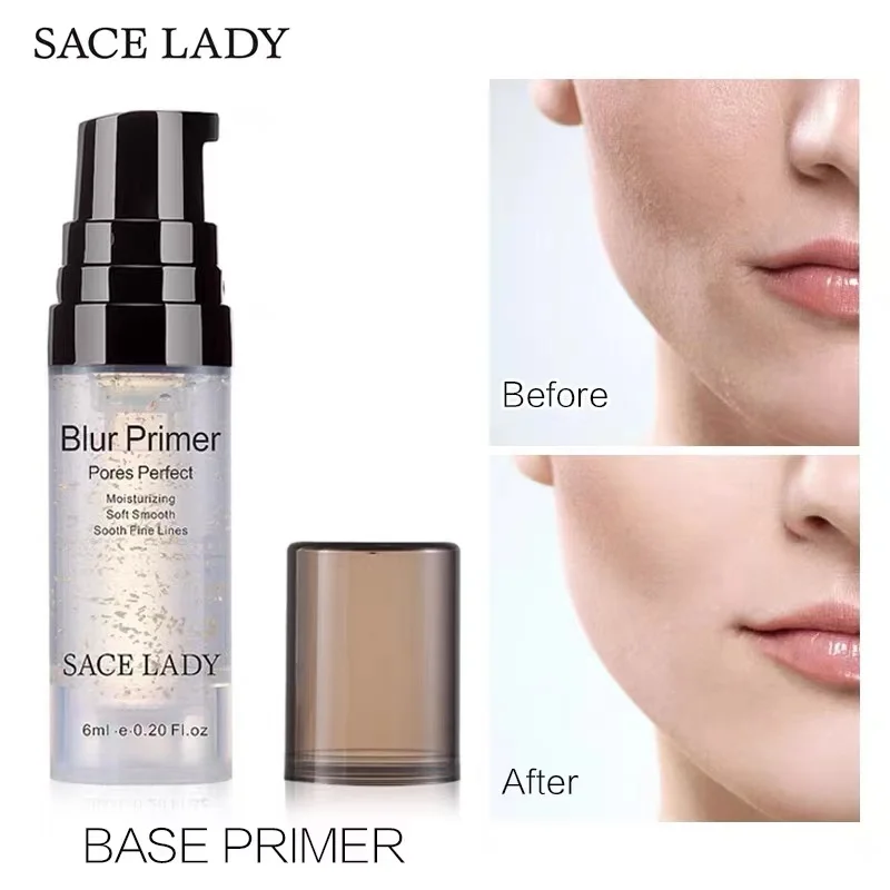 SACE LADY 12ml All Matte Invisible Pore Oil-control Brighten Face Foundation Base Face Porefesional Cream Primer Korea Makeup