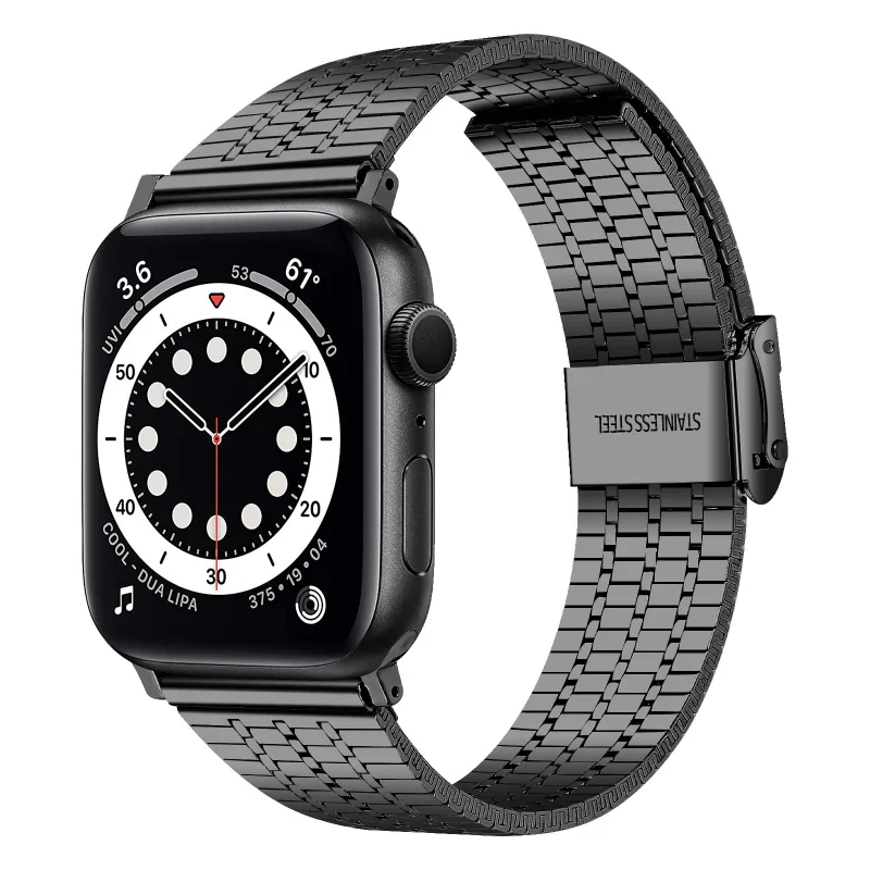 Apple Watch用ステンレススチールブレスレット,ウルトラバンド,49mm,45mm,44mm,41mm,40mm,iwatchシリーズ7,6,5,4,3,2,42mmおよび38m