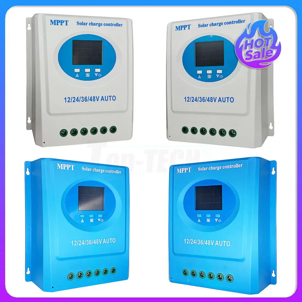 

MPPT Solar Controller with LCD Battery Charger Panel Intelligent Battery Regulator for Lead Acid Lithium Battery Solar Panel