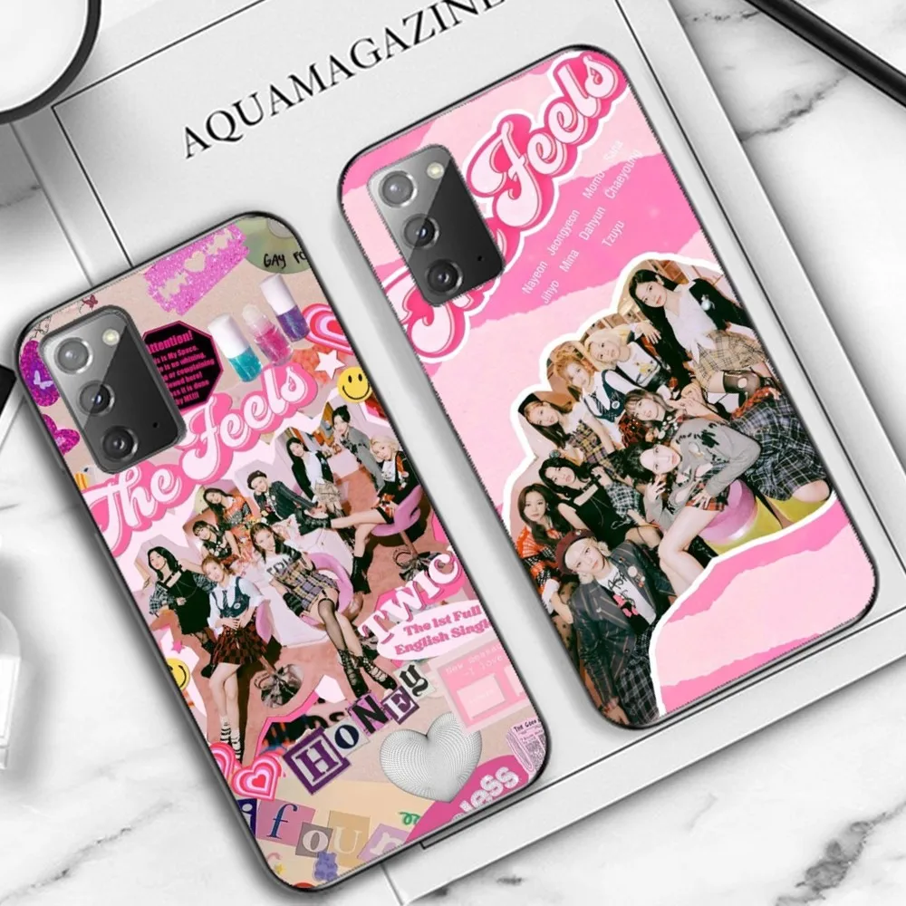 KPOP Girl T-TWICES Phone Case For Samsung Note 8 9 10 20 pro plus lite M 10 11 20 30 21 31 51 A 21 22 42 02 03