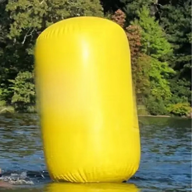 Custom Inflatable Floating Water Triangle Balloon Buoy Swimming Pool Life Buoy for Sale view 2