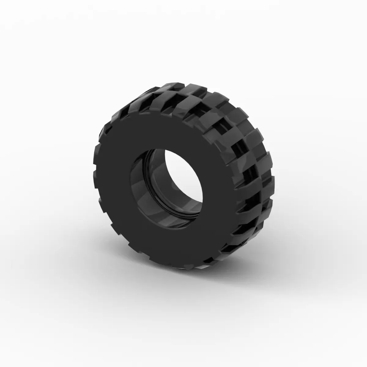[6Pcs] [50g] MOC Interlocking Building Blocks Parts 35578 Tire 37x14mm