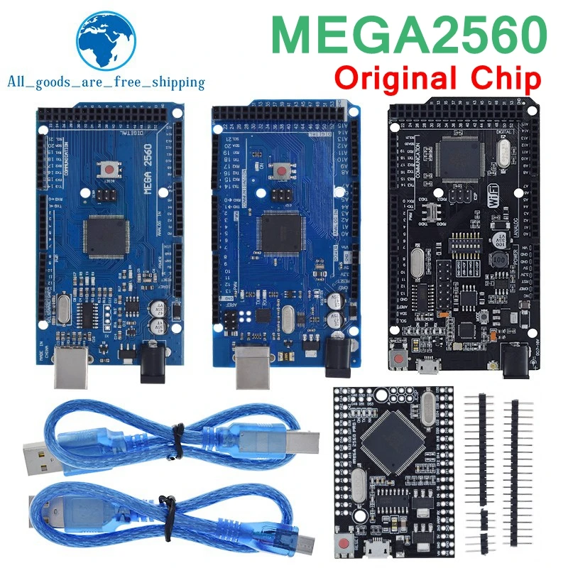 Imagem -02 - Placa de Desenvolvimento Atmega16u2 Pro Mini Mega Mais Wifi r3 Chip Atmega2560 Ch340g Arduino Mega r3 Esp8266 Tzt-mega2560