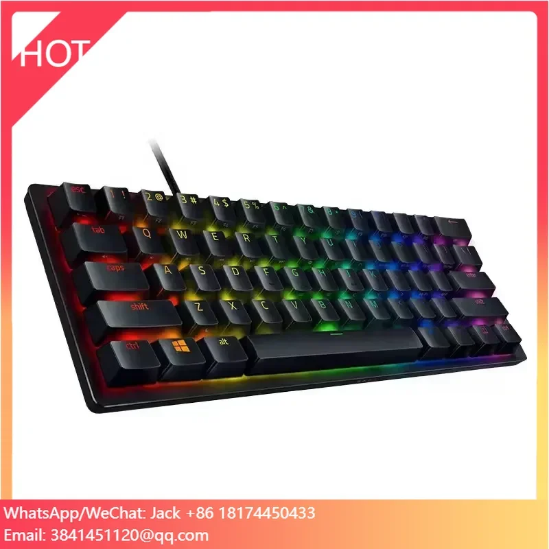 

Best Selling R Azer Huntsman Mini Merc Ur Wired Keyboard 61 Keys RGB Optical Gaming Keyboard Wired Gaming Keyboard