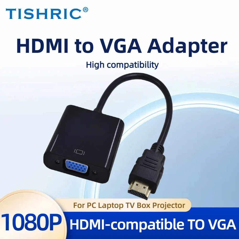 HDMI to VGA Adapter 1080P Converter
