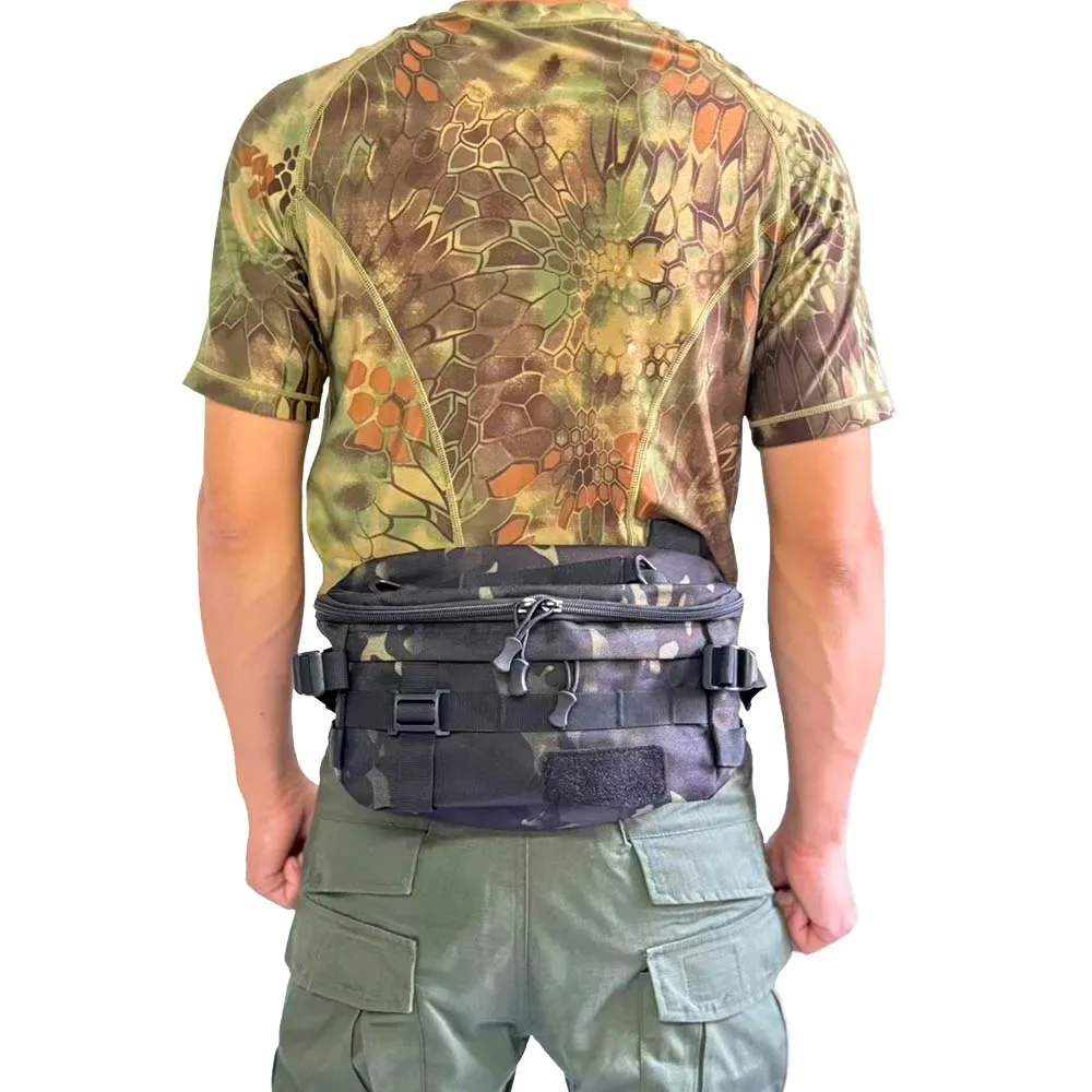 남성용 전술 숄더백, 내구성 있는 아웃도어 장비, 방수 하이킹 백팩, 야외 활동용 크로스바디 체스트 팩