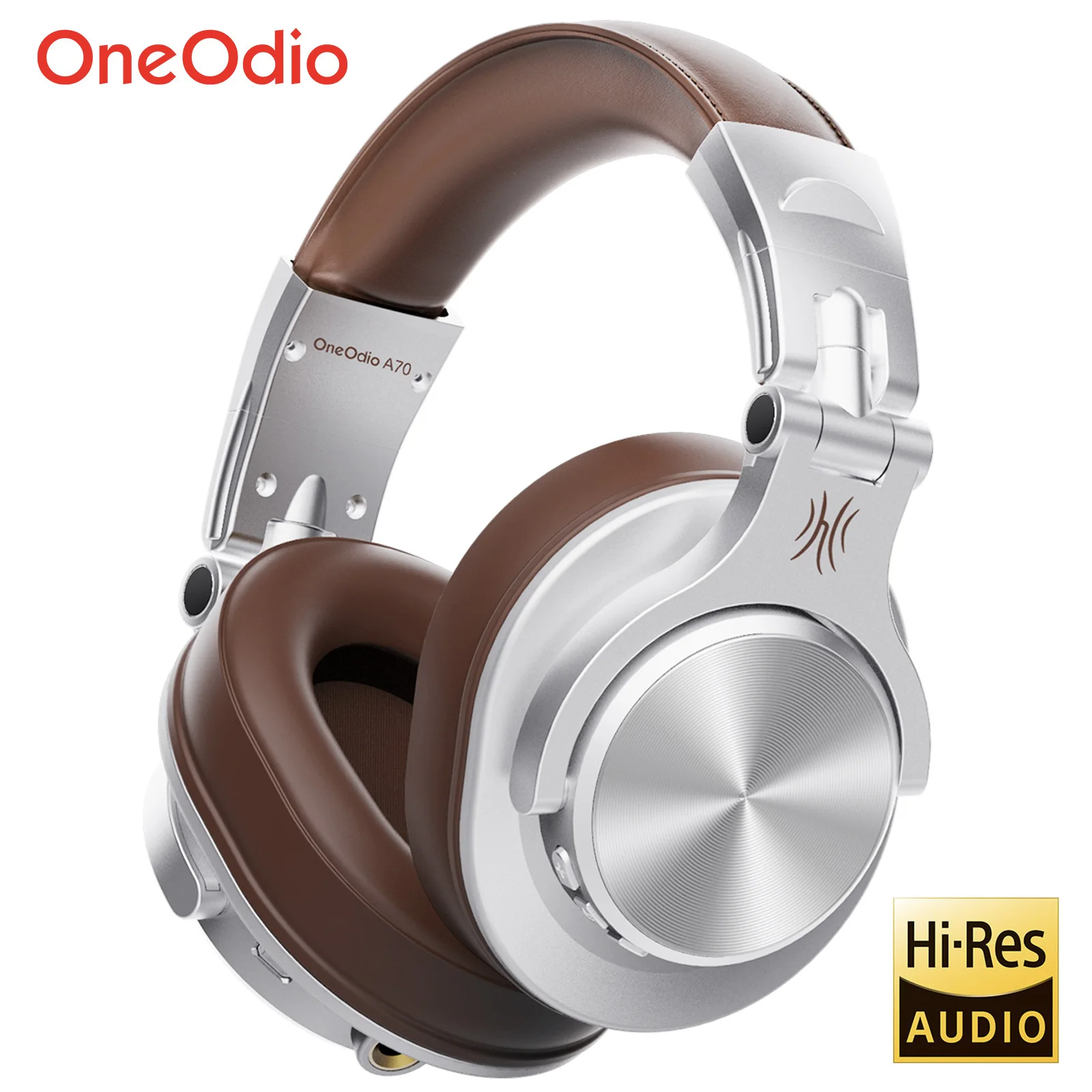 Oneodio A70 Fusion Wired + Wireless Bluetooth 5.2 Headphones For Phone With Mic Over Ear Studio DJ Headphone Recording Headset