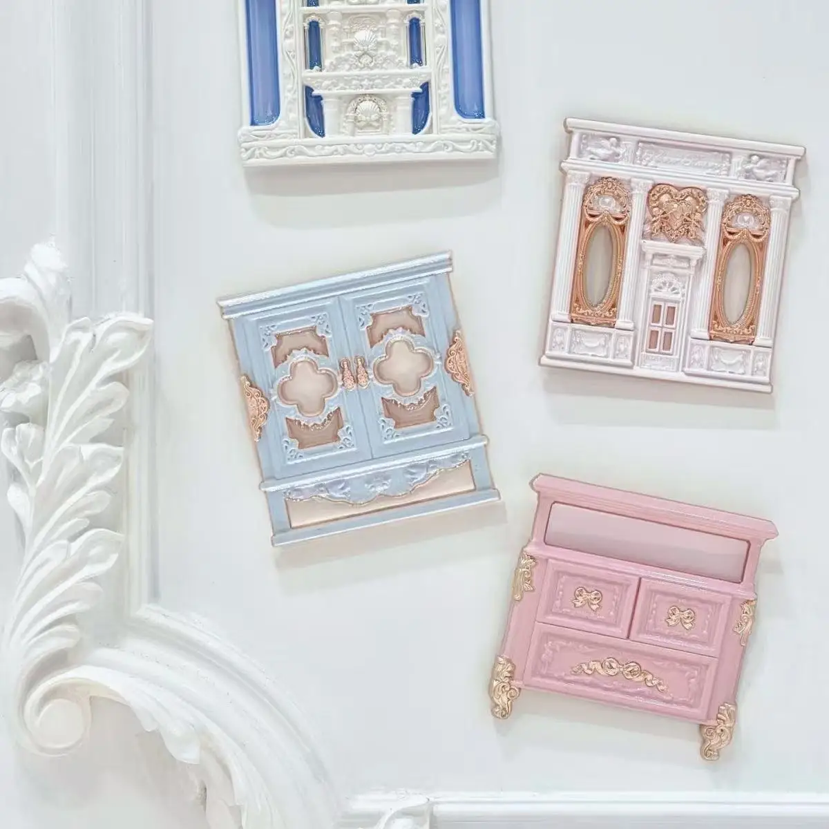 Flower Know Fridge Sticker Magnetic Peripheral Cute Midsummer Night Cloud Shoulder Cupid Shell Pearl Limited
