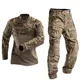 Uniforme táctico militar de camuflaje para hombre, ideal para airsoft y combate en exteriores