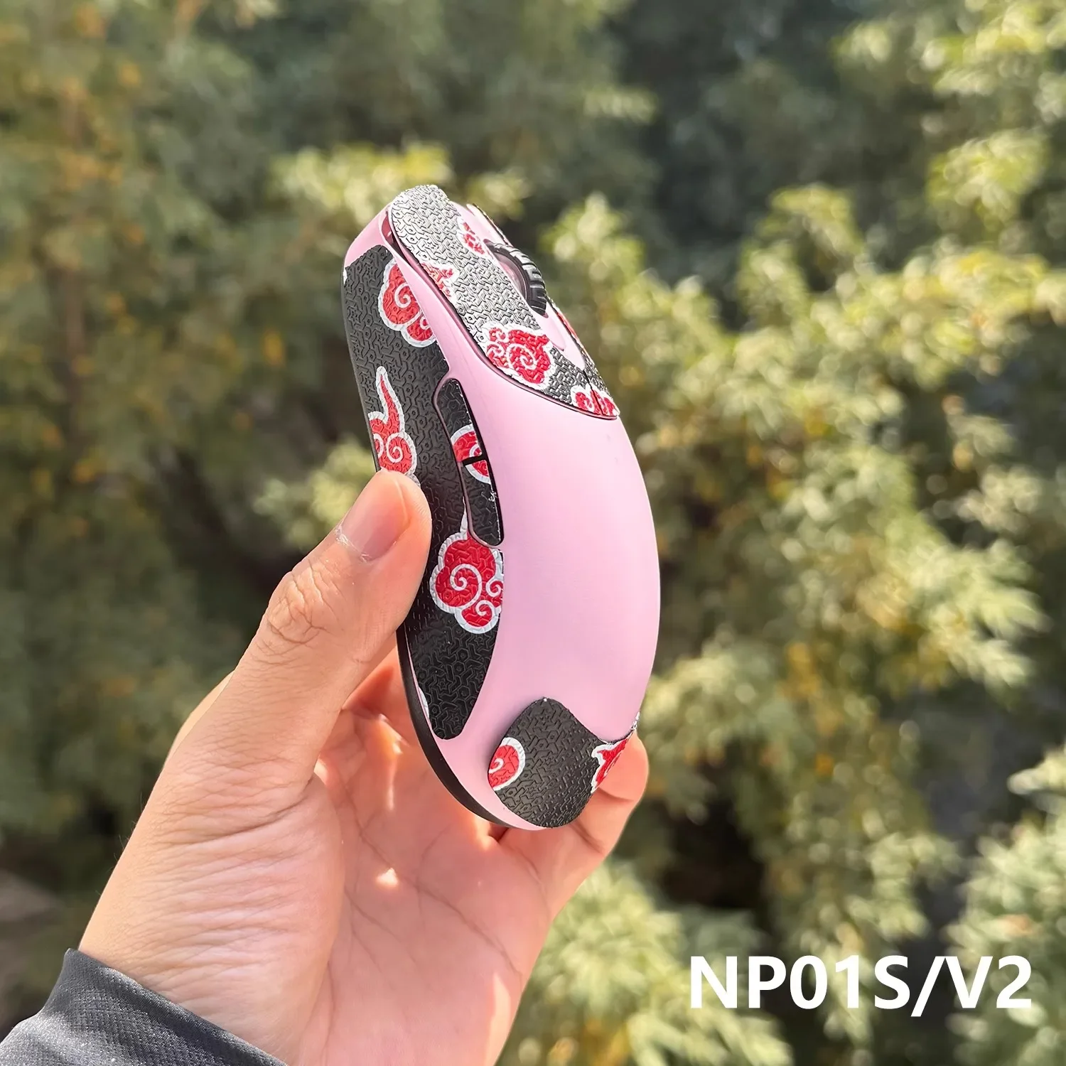 1 Ultraglide Mouse Anti Slip Sticker For VAXEE ZYGEN NP-01S NP01S V2 Non-Slip Anti Sweat Tape Ultrathin Snowflake Lizard Texture