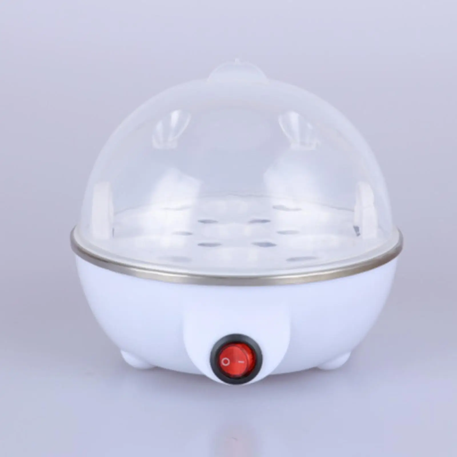 Boiled Egg Cooker Plug EU Cookware Stainless Multifunctional Egg Steamer Fast Heated for Cooking Breakfast Accessories