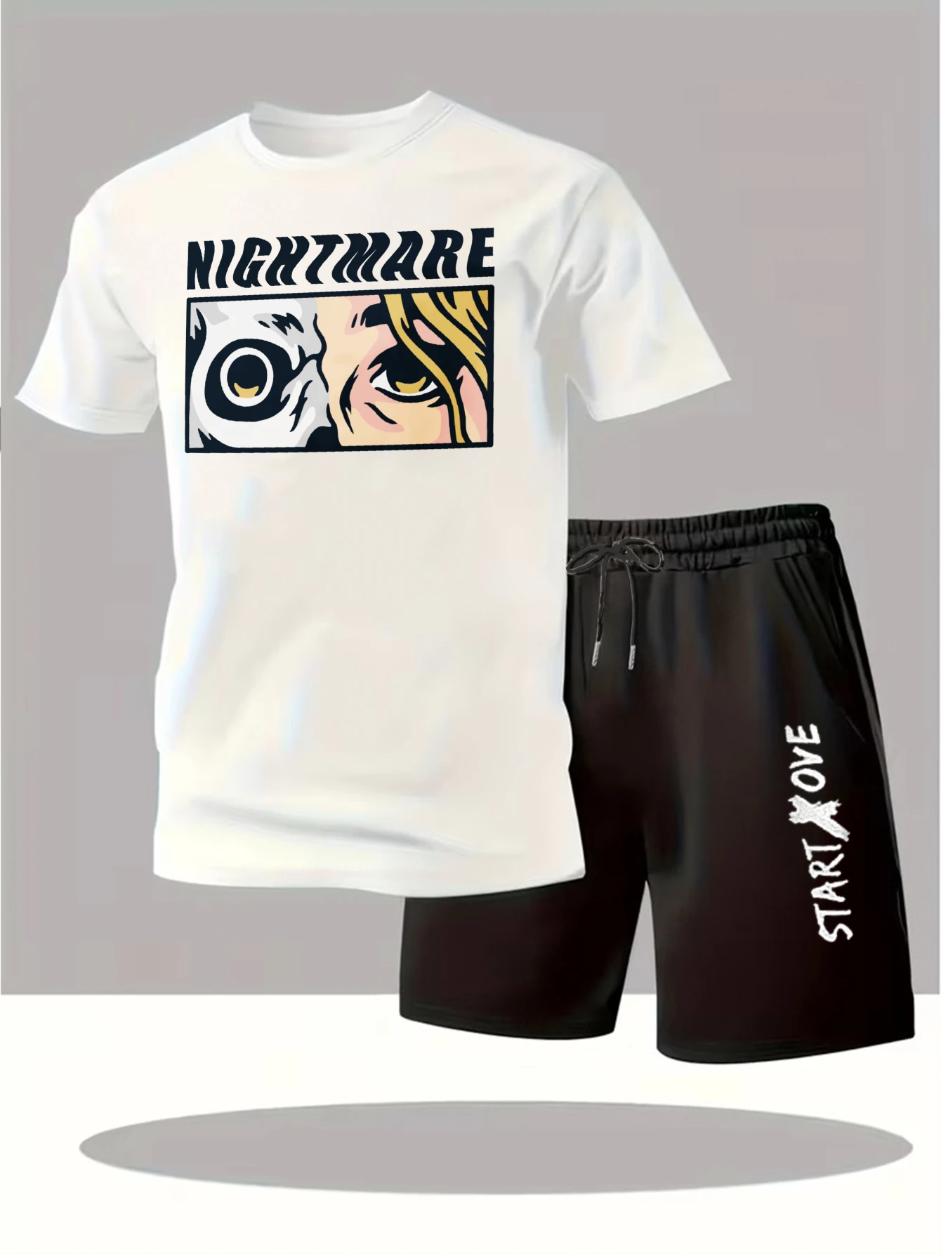 Men's sets 2025 New Fashion sweat suit Printed Suit for man Tracksuit men sweatshirt set men's suits Short sleeve Graphic