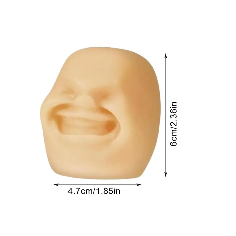 인간 얼굴 감정 공, 편안한 스퀴즈 공, 재미있는 얼굴 체인저, 이상한 물건, 책상 피젯 감각, 어린이 및 어린이용 신축성 장난감, 4 개