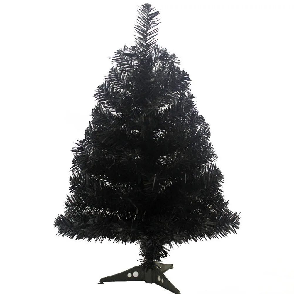 

Christmas Tree Artificial 60cm Plastic Base Hinged Branches Indoor Outdoor Year Round Holiday Decor Christmas Tree