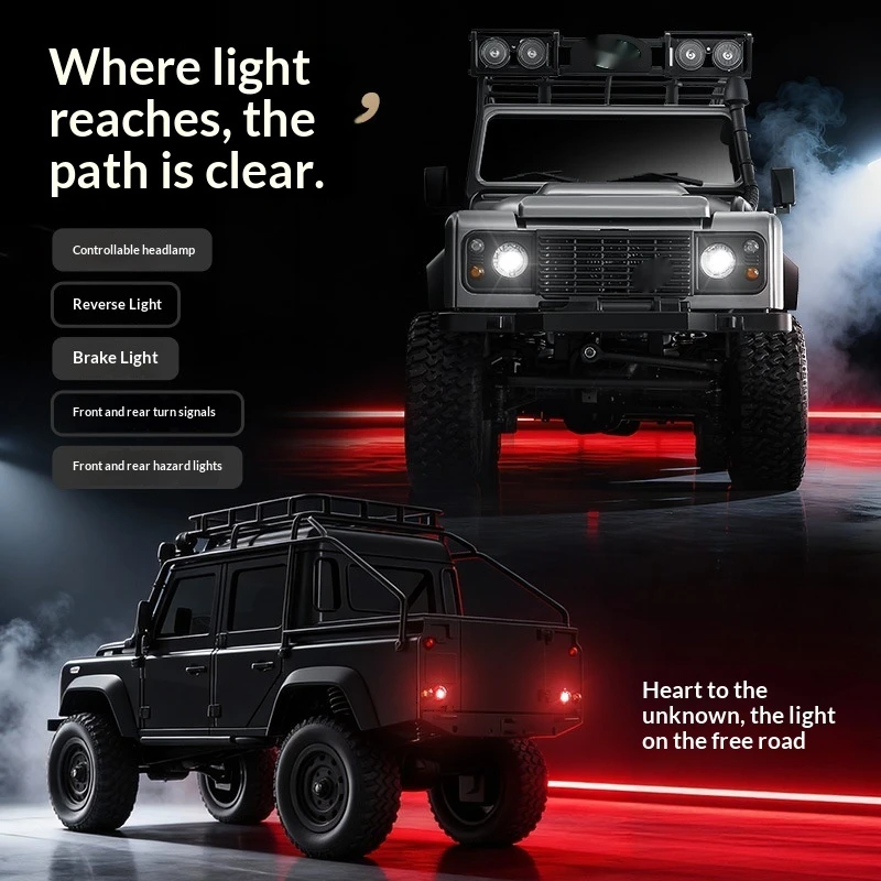 

Радиоуправляемый внедорожник MN MN-111C 1:18 4WD для скалолазания, электрическая модель на пульте управления