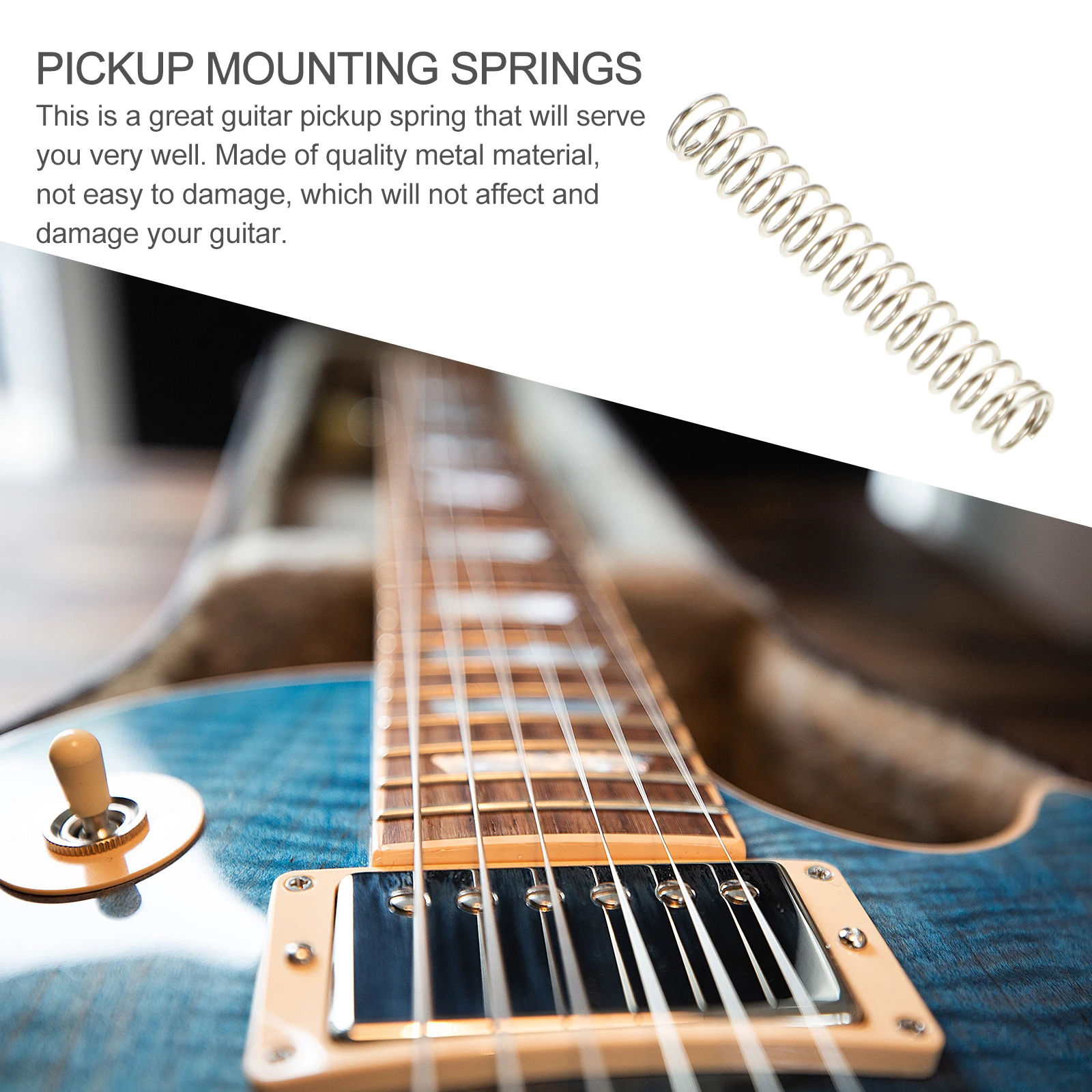 

10Pcs Guitar Pickup Springs High Quality Mounting Springs for Electric Guitar Bass Pickup Parts Tremolo Bridge Spring