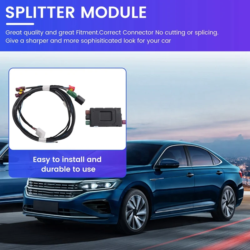 5G0035953D Splitter Module For VW PASSAT B8 For Golf Car USB HUB Converter Adapter Cable 5G0 035 953 D