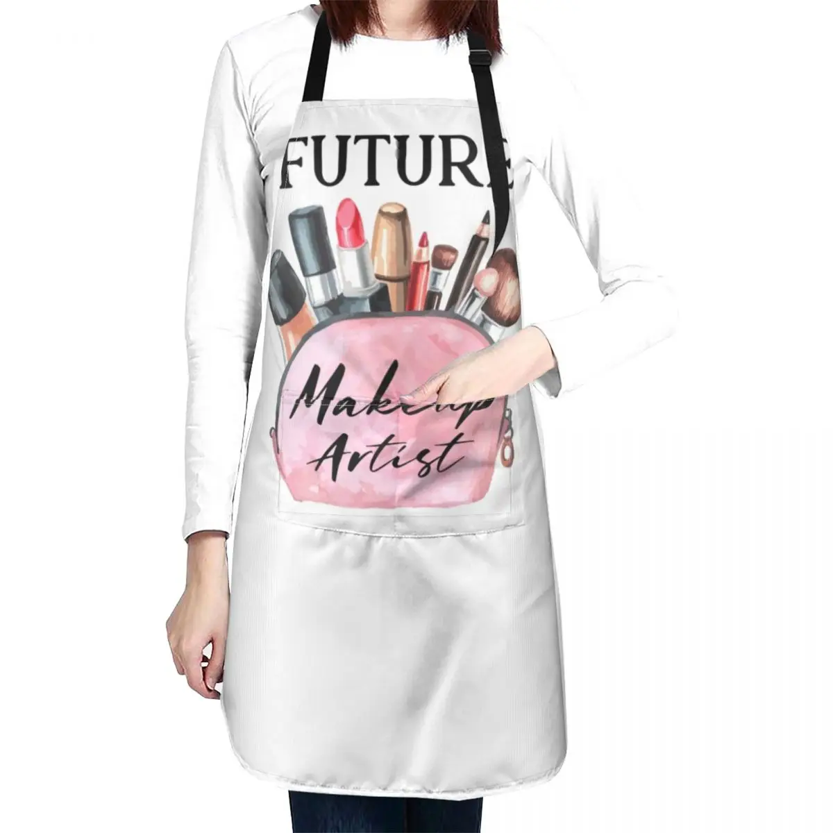 Future Makeup Artist Apron Woman Kitchen Custom Apron