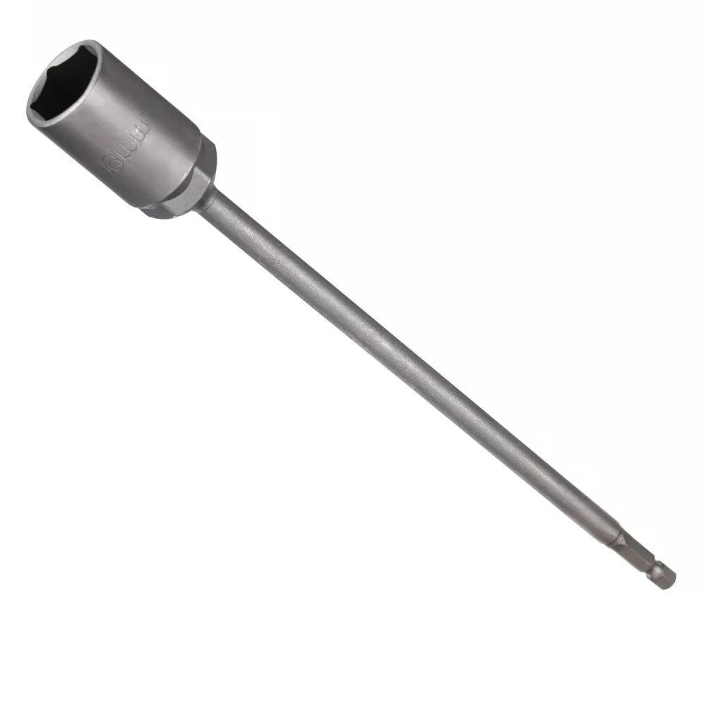 

150mm Length Extra Deep Hex Socket 1/4" Hex Shank No Magnetic Deep Bolt Nut Driver Bit Impact Drill Bits Adapter Socket Wrench