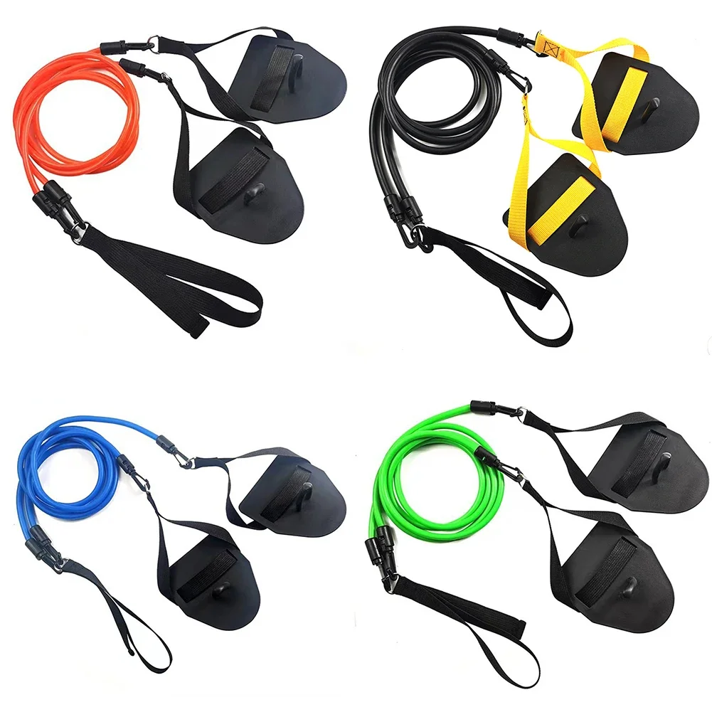 Simulation Swimming ArmStrength Trainer Professional Freestyle Swimming Trainer Elastic Band With Paddles For Swimming Training