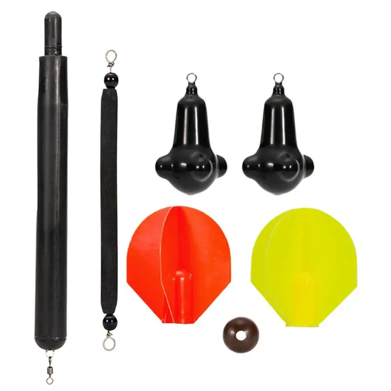 Fishing Vertical Buoy Floats For European Style Fishing Bobbers Carp Marker Float Set Detachable Weighted Fishing Float Tackle