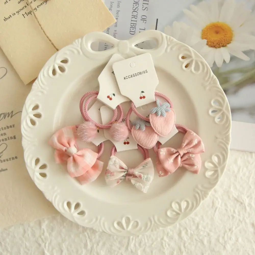 رباط مطاطي مرن للفتيات ، ربطات شعر لطيفة ، أقواس بعقدة فراشية ، غطاء رأس زهور للفتيات ، حلو وفاخر ، 10 +