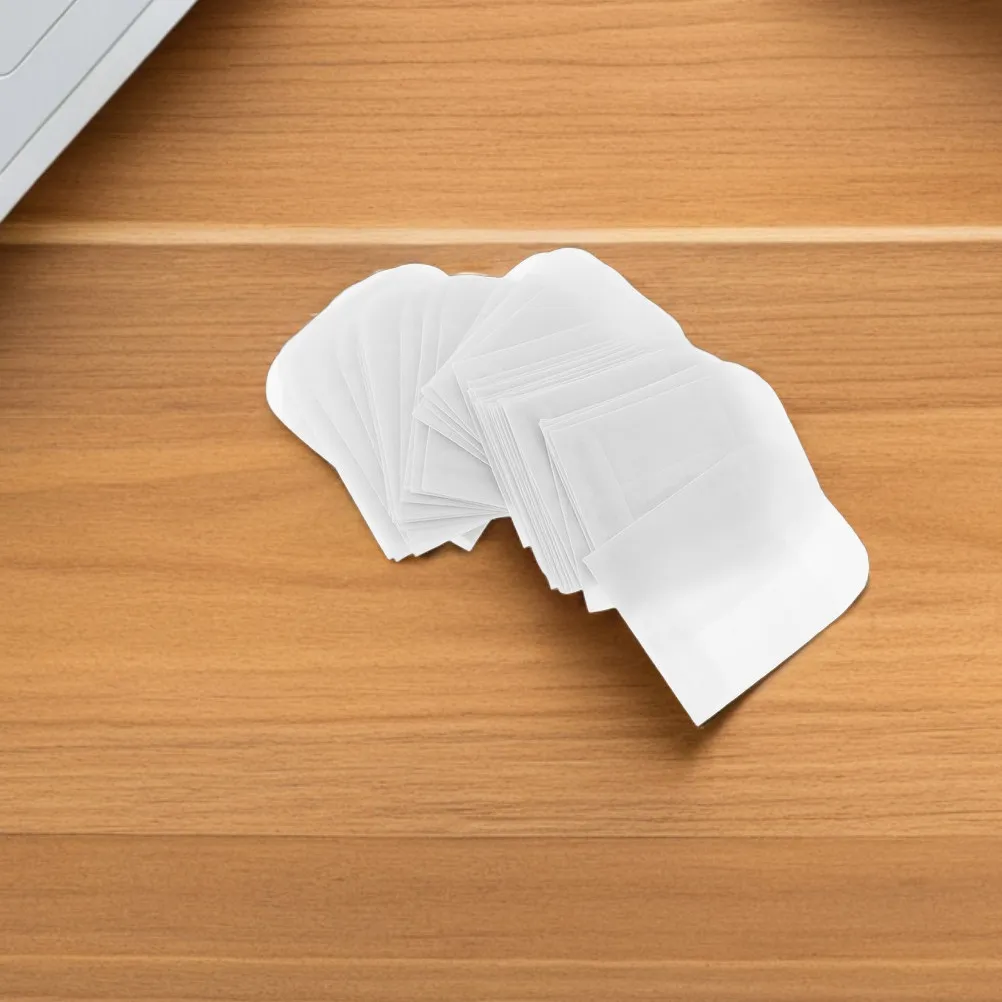 

50Pcs Flat Transparent Paper Bags Small Jewelry Storage Pouches Clear Organizer for Earrings Bracelets Accessories Packaging