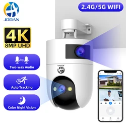 JOOAN 4K 6MP PTZ Wifi Kamera Açık Çift Lens Çift Ekran IP Kamera AI Takip Güvenlik Koruma CCTV Gözetleme Kamerası