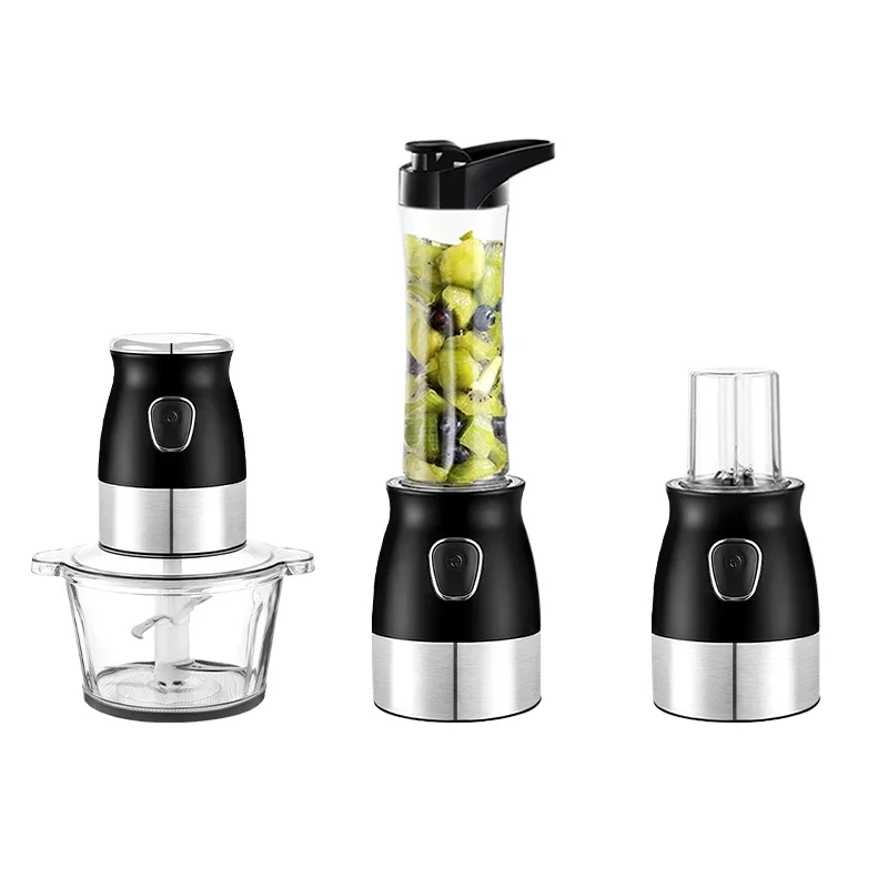 

3 in 1 Multi-Food Processor Mixing Juicer Grinding Electric Grinding Meat Mixer