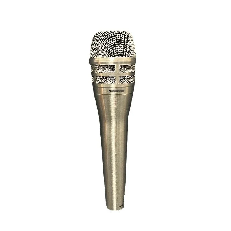 

Electroplated silver KSM8 high-end wired microphone, household handheld wired