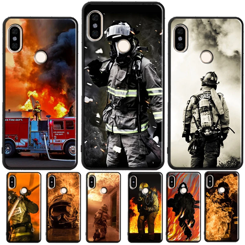 Fire Fighter Hero For Redmi Note 11 Pro Phone Case For Redmi Note 10 Pro 7 8 9 Pro 10S 9S Redmi 10 9A 9T 9C