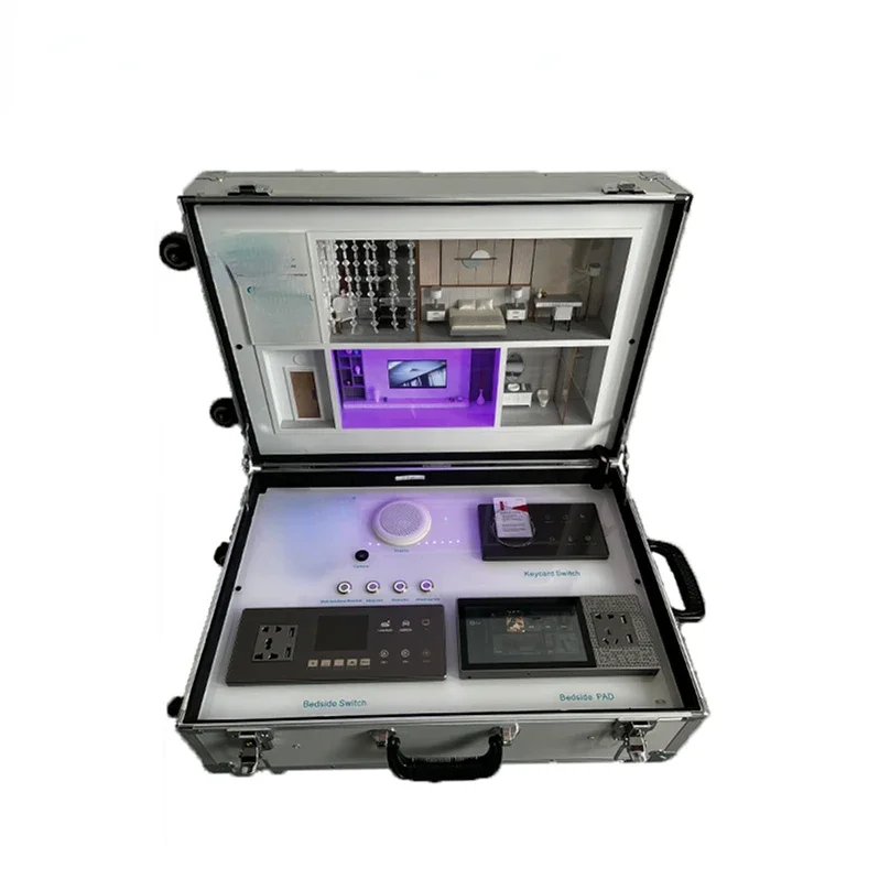 GRMS Touch Pad Customized Smart Hotel Control Cloud System Demo Kit Cases