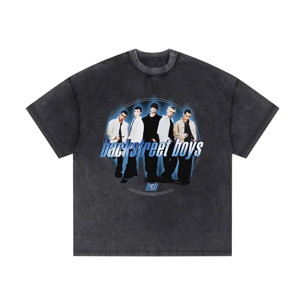 超希少❕Backstreet Boys Black & BlueツアーTシャツ Washed Vintage Backstreet Boys Black & Blue World Tour