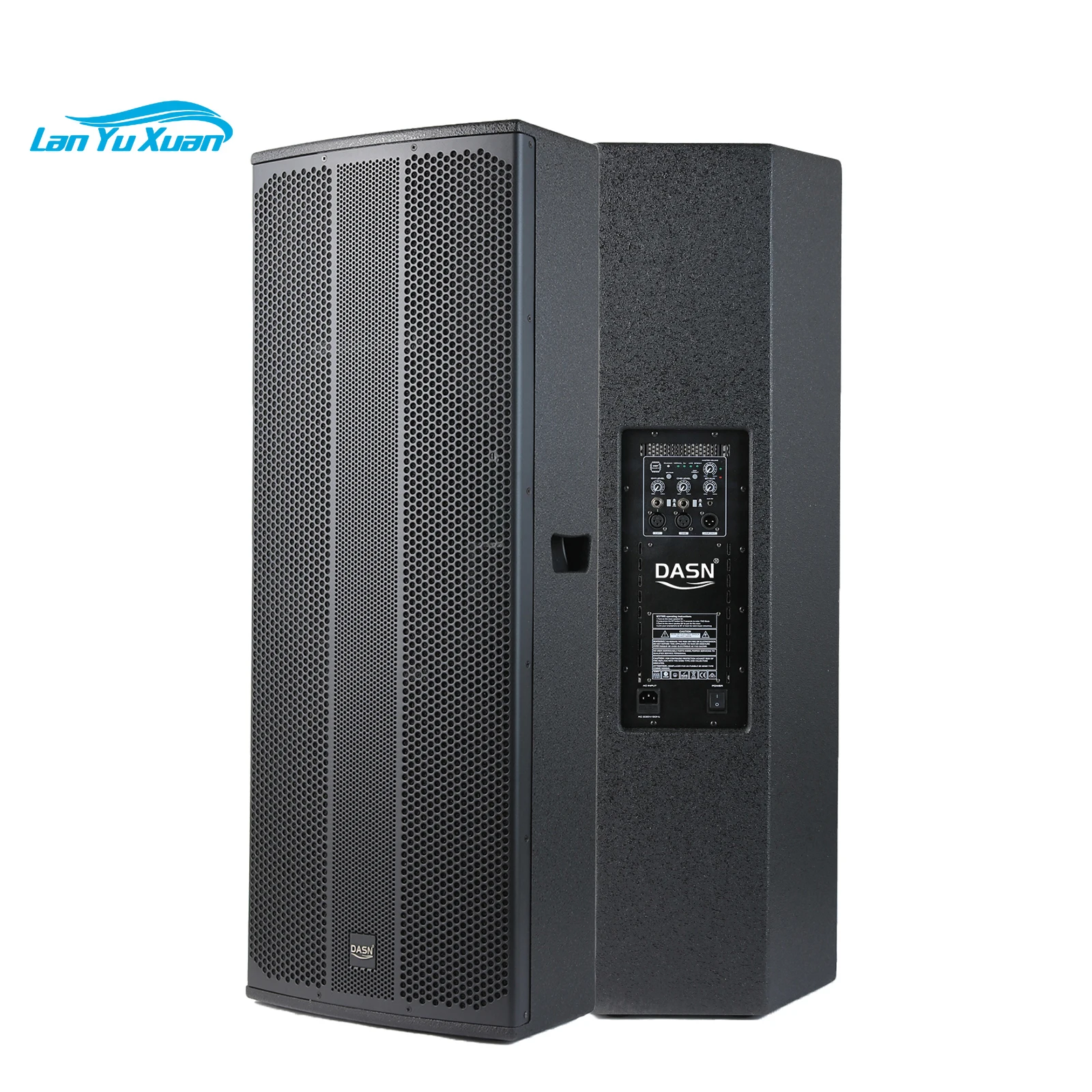 

DASN H215DE Dual 15'' Inch 600W RMS Active Full Frequency Wooden Cabinet Professional Audio System DJ Stage Sound Speaker
