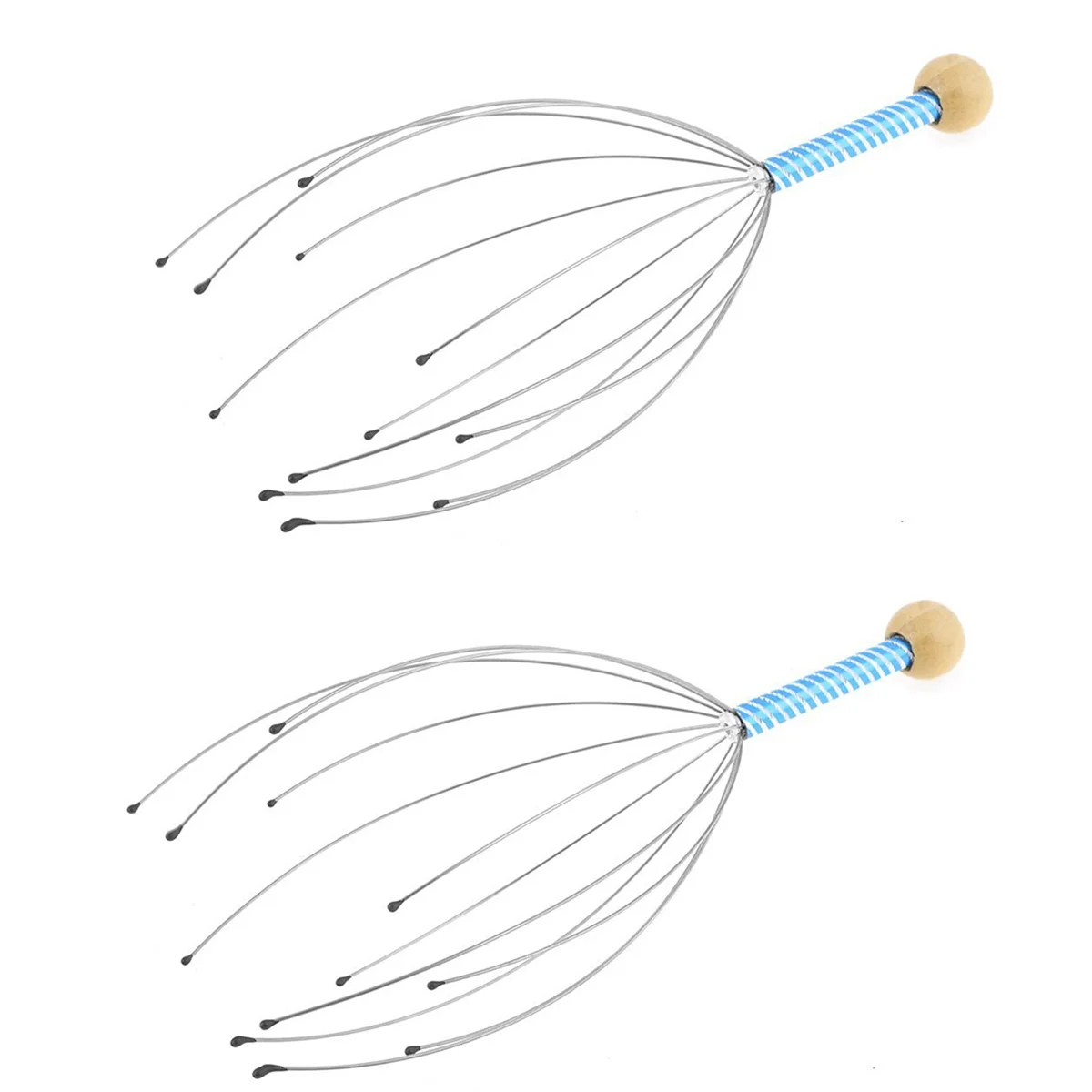 HIM-2X Металлический массажер для снятия стресса и шеи, кожи головы, расслабляющий массажер